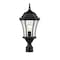 Z-Lite Wakefield Outdoor Post Light, Black & Clear Beveled 522PHM-BK - alternate 1